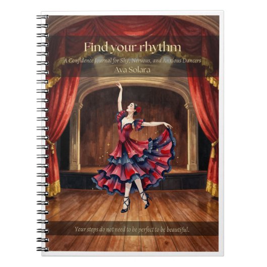 Flamenco Danser Notitieboek (Voorkant)
