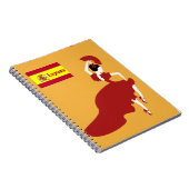 Flamenco Danser Notitieboek (Rechterzijde)