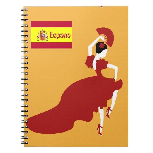 Flamenco Danser Notitieboek (Voorkant)