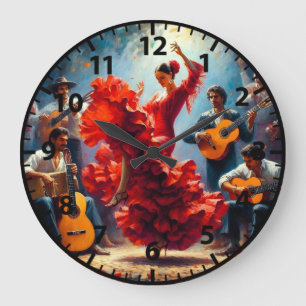 Flamenco Danser Spaanse Muziek Band  Grote Klok