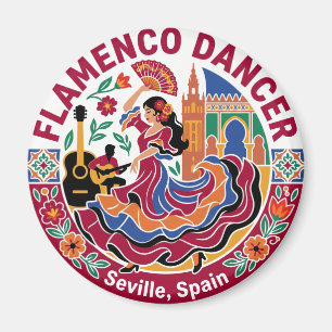 Flamenco-danser Spanje Magneet