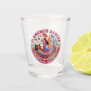 Flamenco-danser Spanje Shot Glas