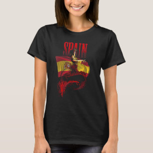 Flamenco danser Spanje Vlag Spaans erfgoed Art 1 T-shirt