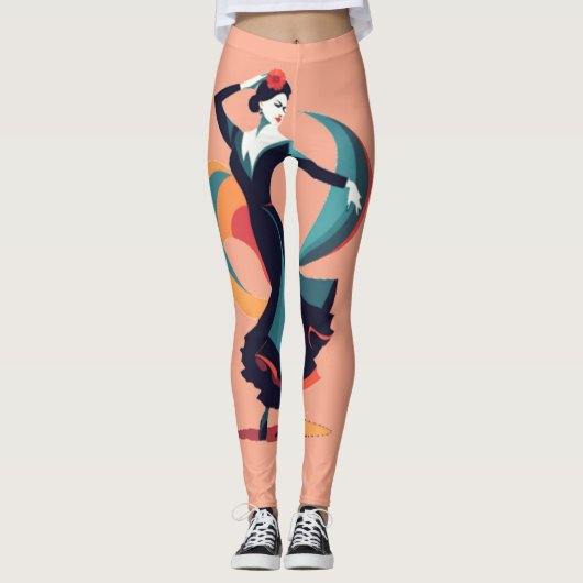 Flamenco Danser Thunder_Cove Leggings (Voorkant)
