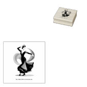 Flamenco Danser Thunder_Cove Rubberstempel (Gestempeld)