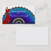Flamenco danser visitekaartje (Voorkant / Achterkant)