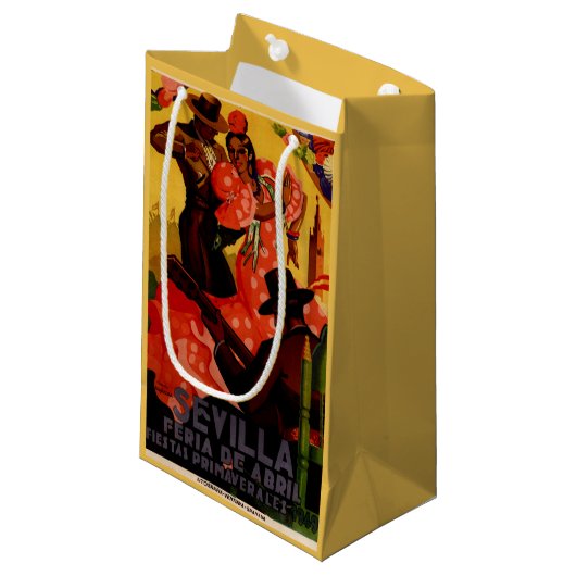  flamenco danseres Spaans Klein Cadeauzakje (Voorkant Gekanteld)