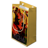  flamenco danseres Spaans Klein Cadeauzakje (Achterkant Gekanteld)