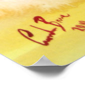 Flamenco danserschilder poster (Hoek)