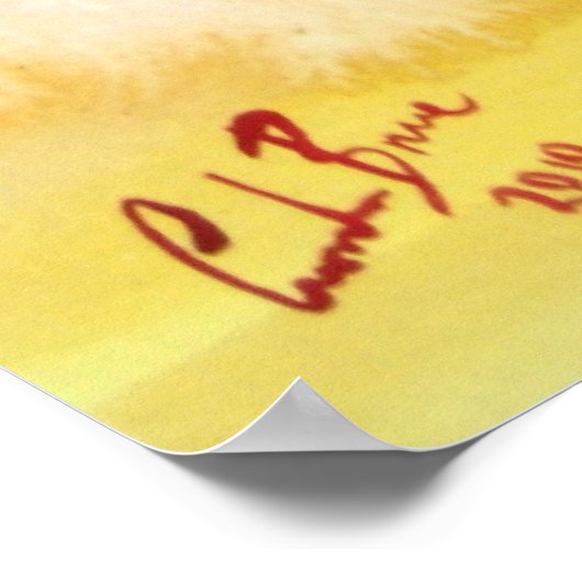 Flamenco danserschilder poster (Hoek)