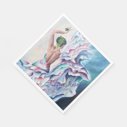 FLAMENCO DANSFEEST MONOGRAM SERVET (Hoek)