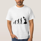 Flamenco Evolution Dance Spain Espana Men And Wome T-shirt (Voorkant)