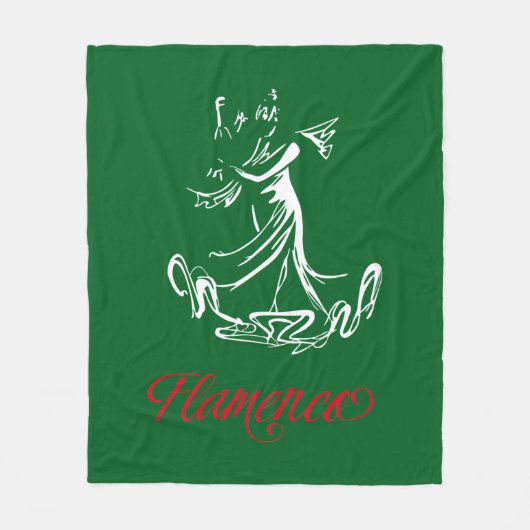 Flamenco Fleece Deken (Voorkant)