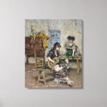 Flamenco gitarist (Vrouw Spaanse gitarist)