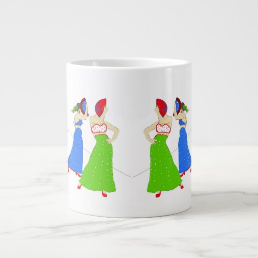 Flamenco Grote Koffiekop (Voorkant)