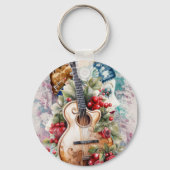 Flamenco Guitar Sleutelhanger (Voorkant)