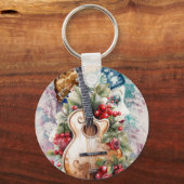 Flamenco Guitar Sleutelhanger (Voorkant)