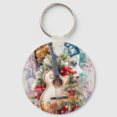Flamenco Guitar Sleutelhanger (Achterkant)