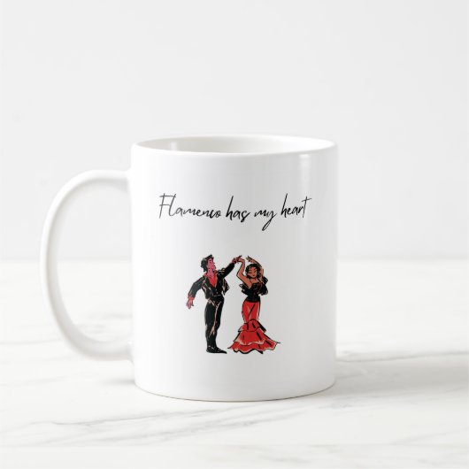 Flamenco heeft mijn hart koffiemok (Links)