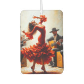 Flamenco Hoge Mode Latina Danser Latijns Spaans Luchtverfrisser (Voorkant)