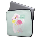Flamenco Hola Verano Laptop Sleeve (Voorkant Links)