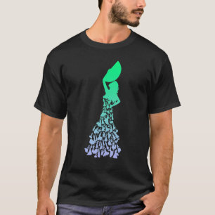 Flamenco Icons Tshirt voor Flamenco Dancer Girls F