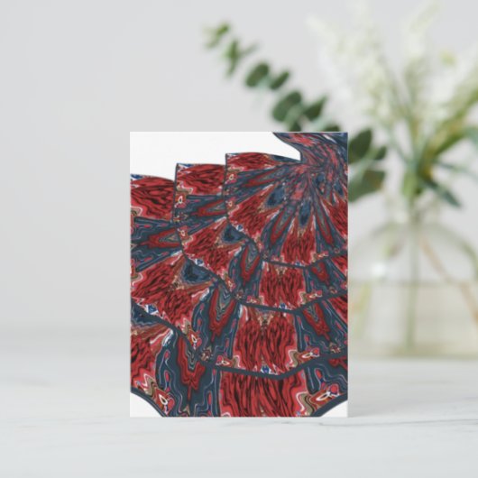 Flamenco-jurk Briefkaart (Staand voorkant)