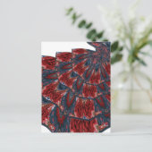 Flamenco-jurk Briefkaart (Staand voorkant)