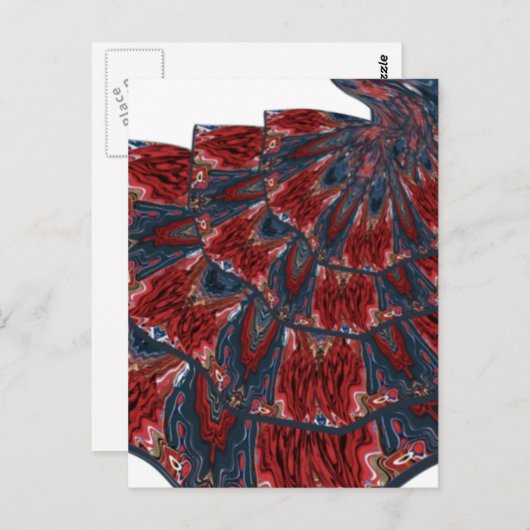 Flamenco-jurk Briefkaart (Voorkant / Achterkant)