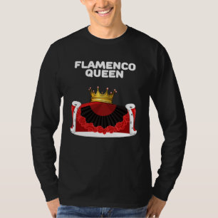 Flamenco Koningin Meisjes Flamenco  Dames Flamenco T-shirt