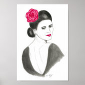 Flamenco lady poster (Voorkant)