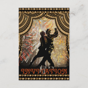 Flamenco Latijnse Dance uitnodiging