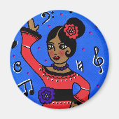 Flamenco Magneet (Voorkant)