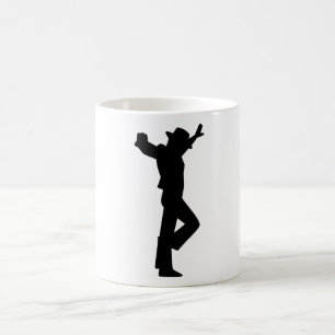 Flamenco Male Dancer Black Koffiemok