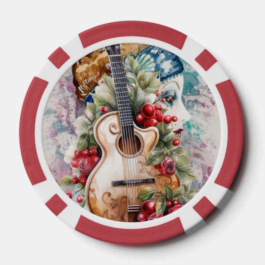 Flamenco Mood Poker Chip (Achterkant)