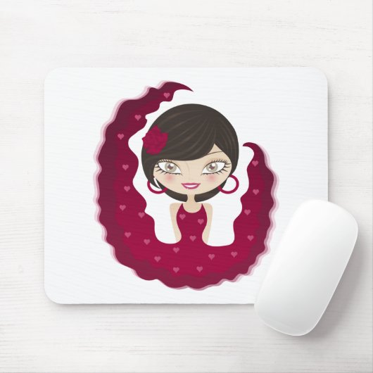 flamenco muismat (Met muis)