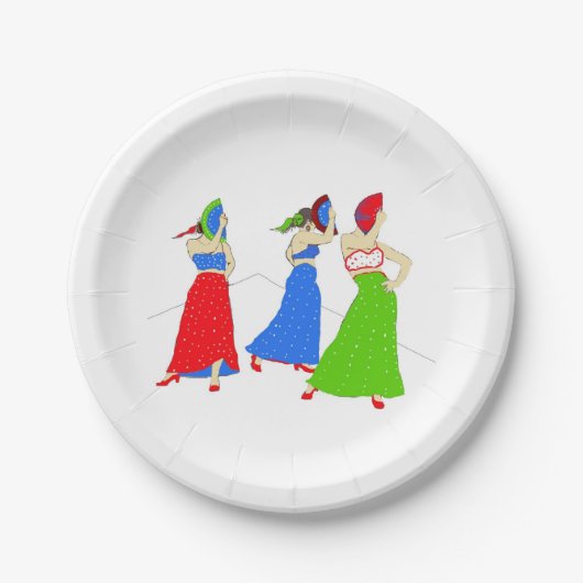 Flamenco Papieren Bordje (Voorkant)