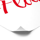 Flamenco Perfect Poster (Hoek)