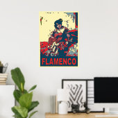 Flamenco Poster (Thuiskantoor)