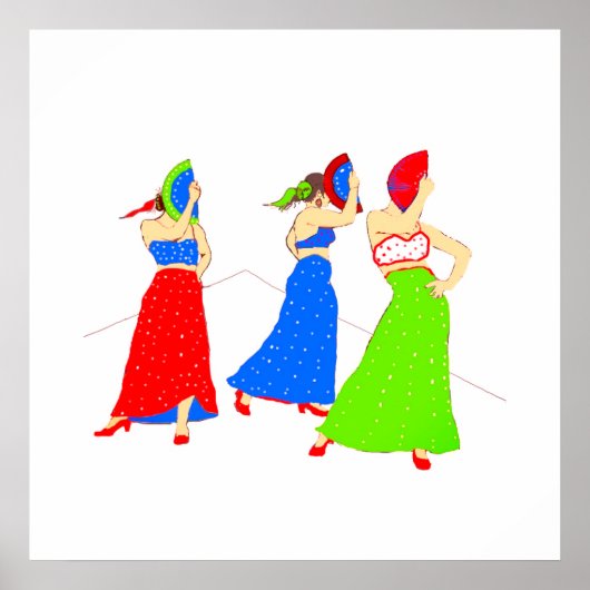 Flamenco Poster (Voorkant)