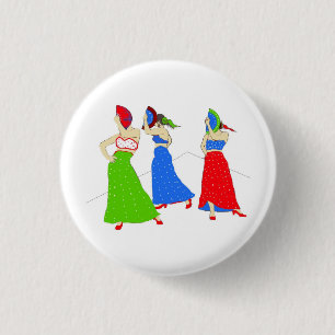 Flamenco Ronde Button 3,2 Cm