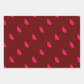 Flamenco schaduw inpakpapier Flat Sheet Set van 3 (Voorkant 2)