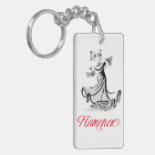 Flamenco Sleutelhanger (Voorkant Links)