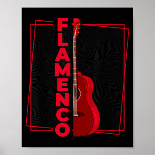 Flamenco _ Spaanse Dans Gitaar _ Spanje Flamenco Poster