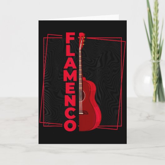 Flamenco _ Spanish Dance Guitar _ Spain Flamenco  Kaart (Voorkant)