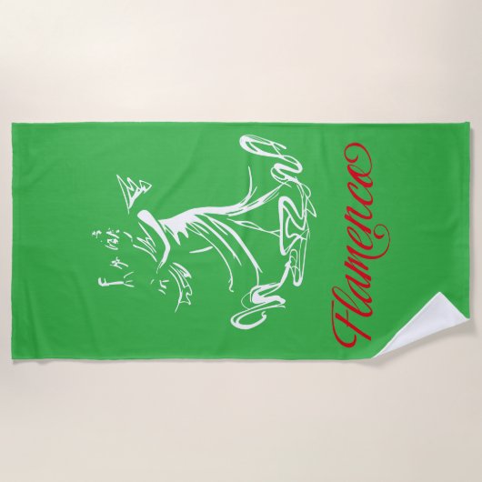 Flamenco Strandlaken (Voorkant)