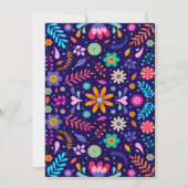 Flamenco Thema Verjaardagsfeest Uitnodiging (Achterkant)