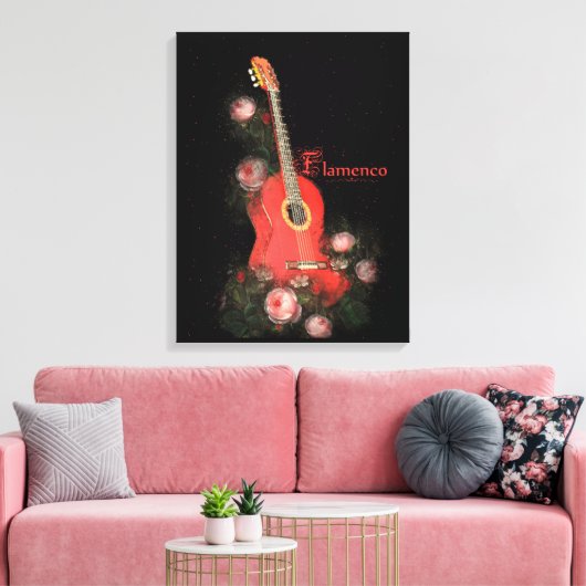 FLAMENCO - Verpakt Canvas (Insitu (Woonkamer))