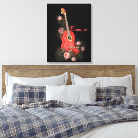 FLAMENCO - Verpakt Canvas Afdruk (Insitu (Slaapkamer))