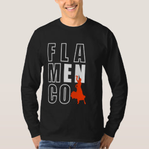 Flamenco Vibe gepassioneerde danser Dans Flam T-shirt
